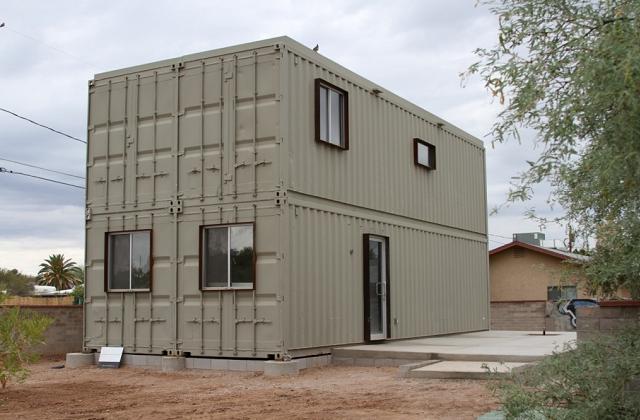 Aber wie verwandelt man einen Container in ein Haus