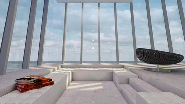 Atemberaubenden Aussicht auf den Ozean