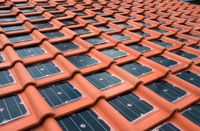Fotovoltaischen Ziegeln