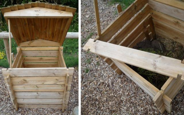 Biomüll in Humus für den Gemüsegarten zu verwandeln