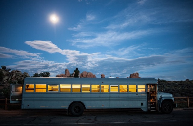 Der Schulbus wird zum mobilen Zuhause