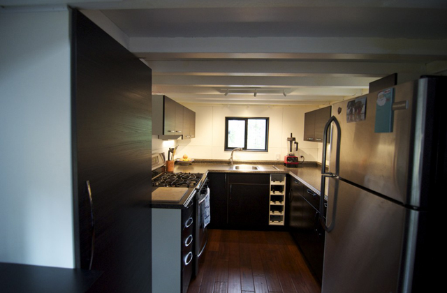 Küche die mit allem Komfort