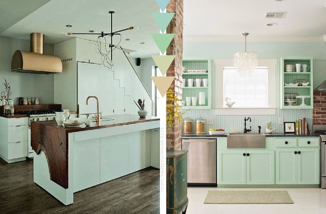 die Wände ihrer Geschäfte dekoriert