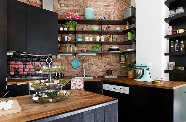 verschiedene Arten von Wände mit sichtbaren Backsteinen kreieren