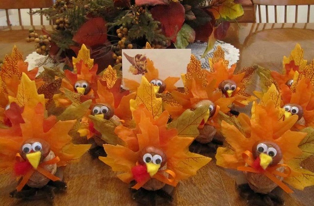 Herbstliche selbstgemachte Dekos für das Haus