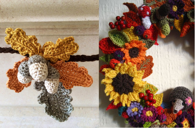 herbstliche Girlanden