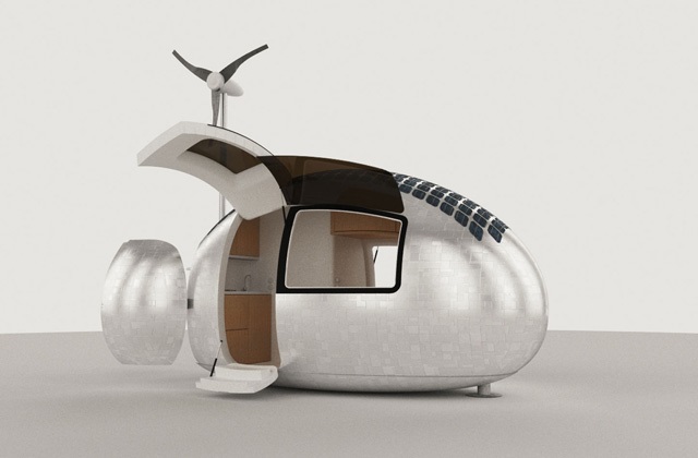 Öko-Kapsel: 8 Quadratmetern