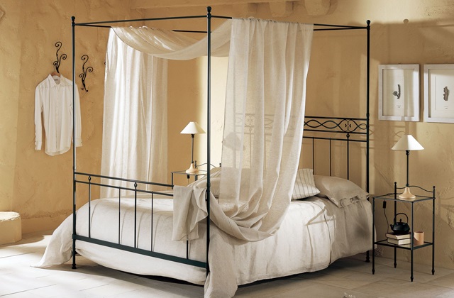 Ein modernes Himmelbett