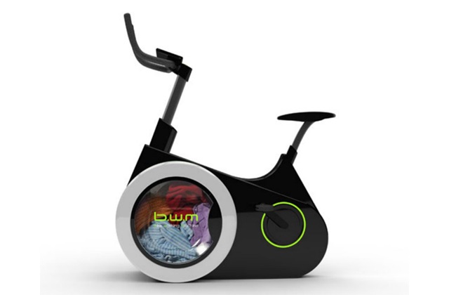 Umweltfreundliche Waschmaschine, die erst noch Fit macht