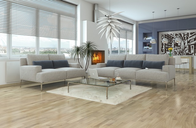 Parquette aus weißem Eichenholz für ein exklusives Design