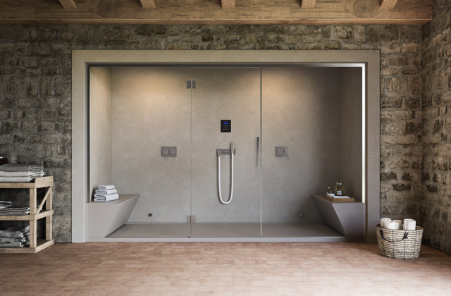 Keine einfache Dusche, Dusche und türkisches Bad in einem