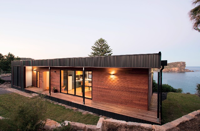 Das erste Fertighaus, dass Energie erzeugt