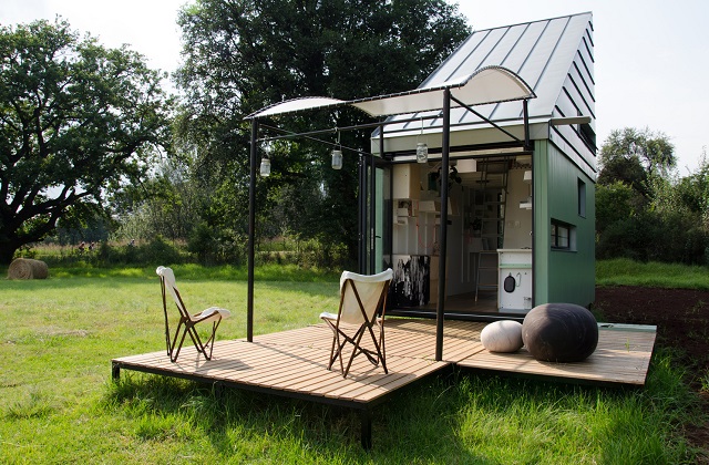 Ein Minihaus von 17 Quadratmeter, aber voll ausgestattet