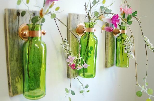 Wie man Wein- und Bierflaschen recycelt und in Designer Gegenstände verwandelt