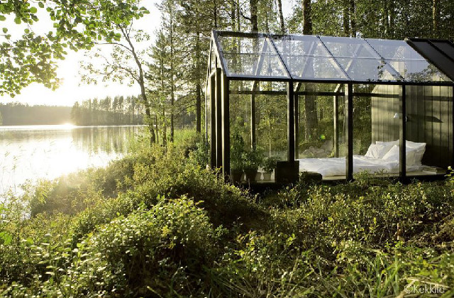 Wenn das Gewächshaus auch zum Schlafzimmer wird