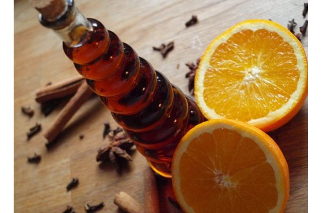 Antikes Rezept für den Orangensirup